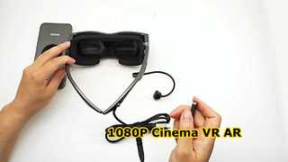 ENMESI V60 VR/ AR চশমা 1080P সিনেমা