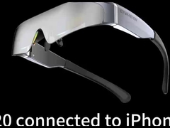 এইচডিএমআই ভিডিও ইনপুট এআর স্মার্ট চশমা 1080 পি রেজোলিউশন হেড মাউন্ট করা ডিসপ্লে