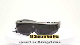 ENMESI স্মার্ট চশমা 1080P AR সিনেমার অভিজ্ঞতা