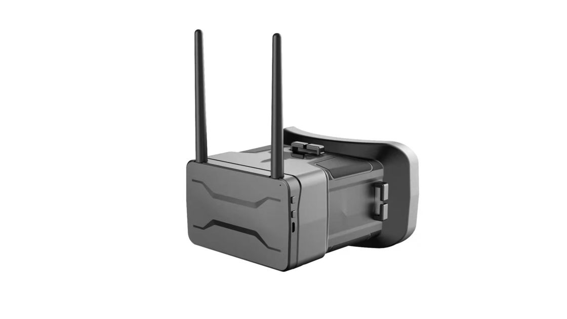 0-120 ডিগ্রি FOV 48 চ্যানেল টিএফটি স্ক্রিন FPV গগলস ফর ড্রোন