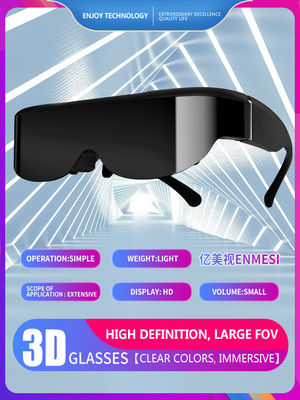 HMD স্ক্রীন VR চশমা 1280*720 1.7W 4000mAh 3D স্মার্ট ভিডিও চশমা