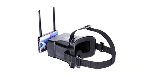 0-120 ডিগ্রি FOV 48 চ্যানেল টিএফটি স্ক্রিন FPV গগলস ফর ড্রোন